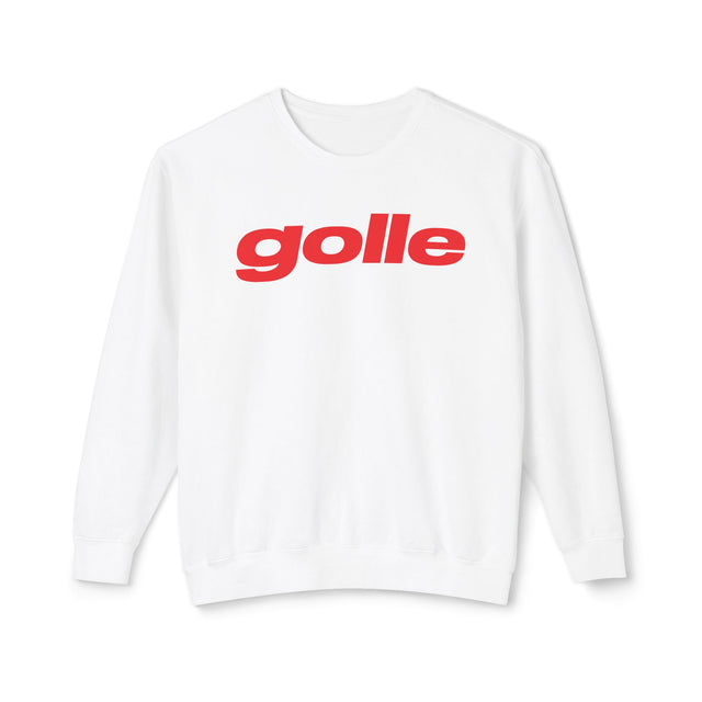 Trendy Unisex Crewneck Sweatshirt with 'golle' Text