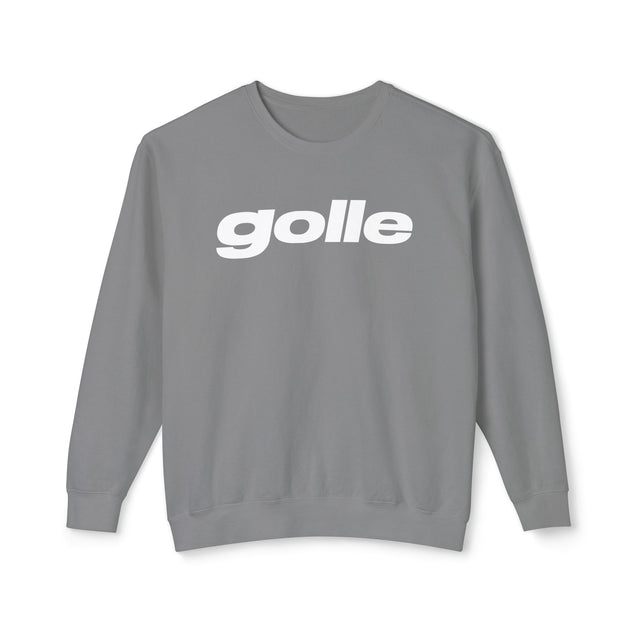 Trendy Unisex Crewneck Sweatshirt with 'golle' Text