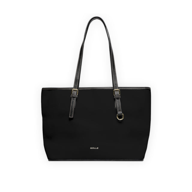 GOLLE Classic Black HandBag – Everyday Tote for Work & Travel