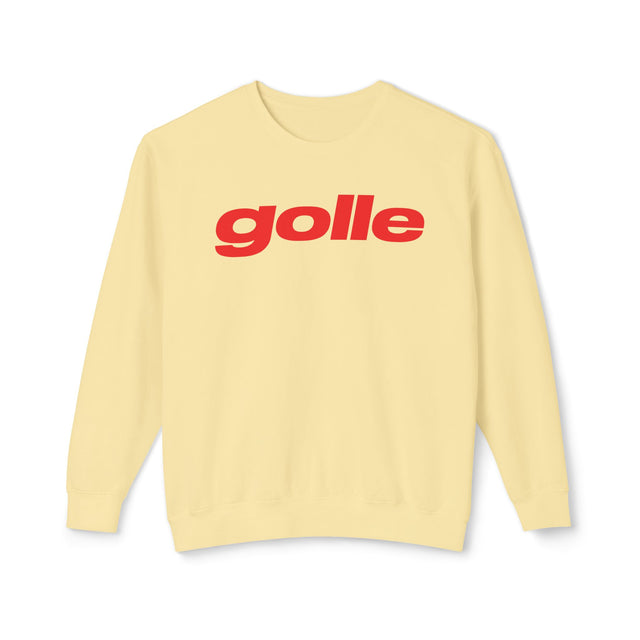 Trendy Unisex Crewneck Sweatshirt with 'golle' Text