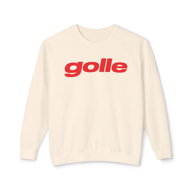 Trendy Unisex Crewneck Sweatshirt with 'golle' Text